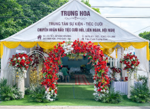 Trang trí cổng hoa Phú Giáo