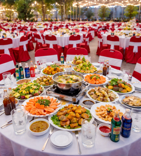 Nấu tiệc trọn gói Bến Cát
