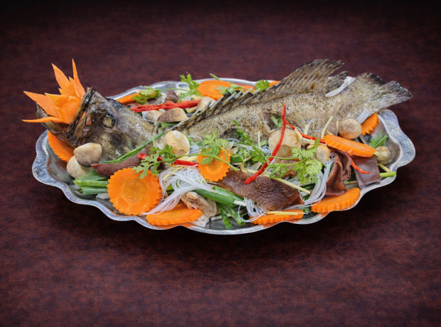 Cá bống mú hấp