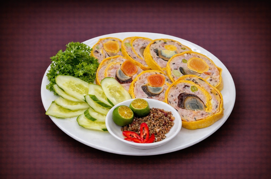Chả cuộn ngũ sắc